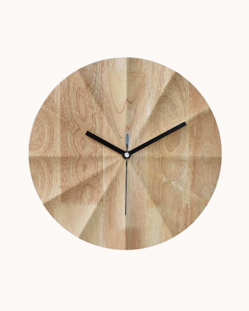 The Niomi – Minimalist Bamboo Wall Clock