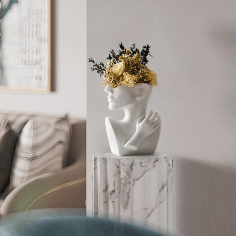 The Niomi – Abstract Face Vase - The NiomiSKU_1753009369512_910