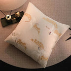 The Niomi – Crane Pine Embroidered Cushion - The NiomiSKU_1753009397529_757