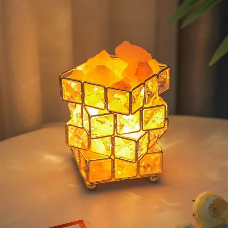 The Niomi – Elegant Crystal Cube Lamp Crafted from Himalayan Salt for a Serene Ambiance - The NiomiSKU_1765983435926_574
