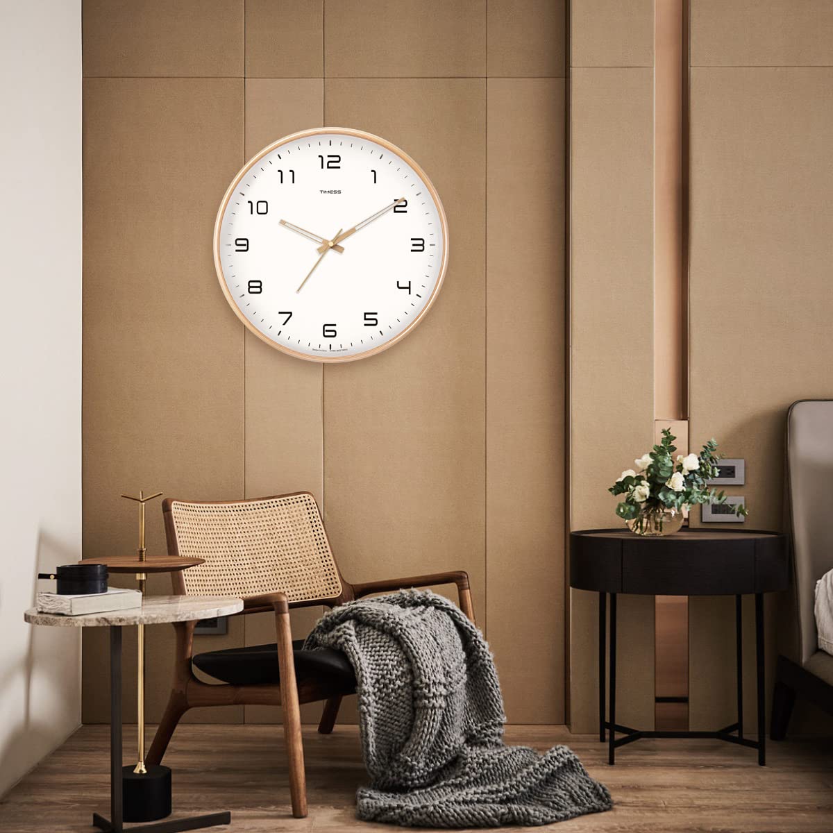 The Niomi – Elegant Silent Wall Clock - The NiomiSKU_1753009410665_169