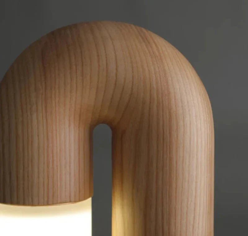 The Niomi – Elegant Vintage Arch Ash Wood Table Lamp for a Touch of Timeless Serenity - The NiomiSKU_1765983370699_573