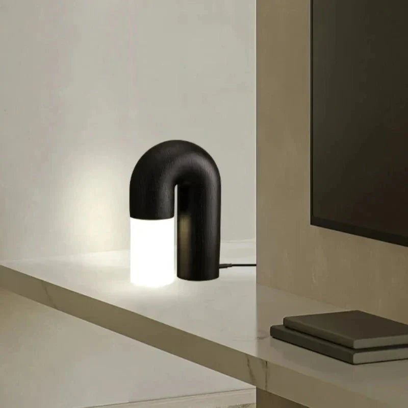 The Niomi – Elegant Vintage Arch Ash Wood Table Lamp for a Touch of Timeless Serenity - The NiomiSKU_1765983370699_573