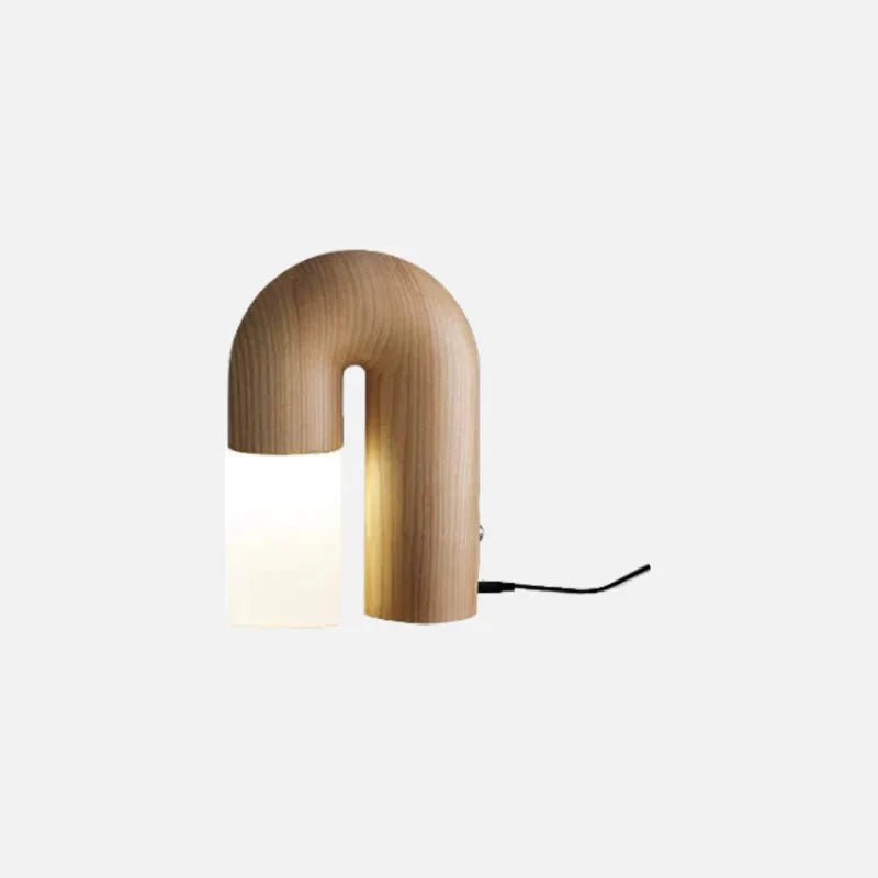 The Niomi – Elegant Vintage Arch Ash Wood Table Lamp for a Touch of Timeless Serenity - The NiomiSKU_1765983370699_702