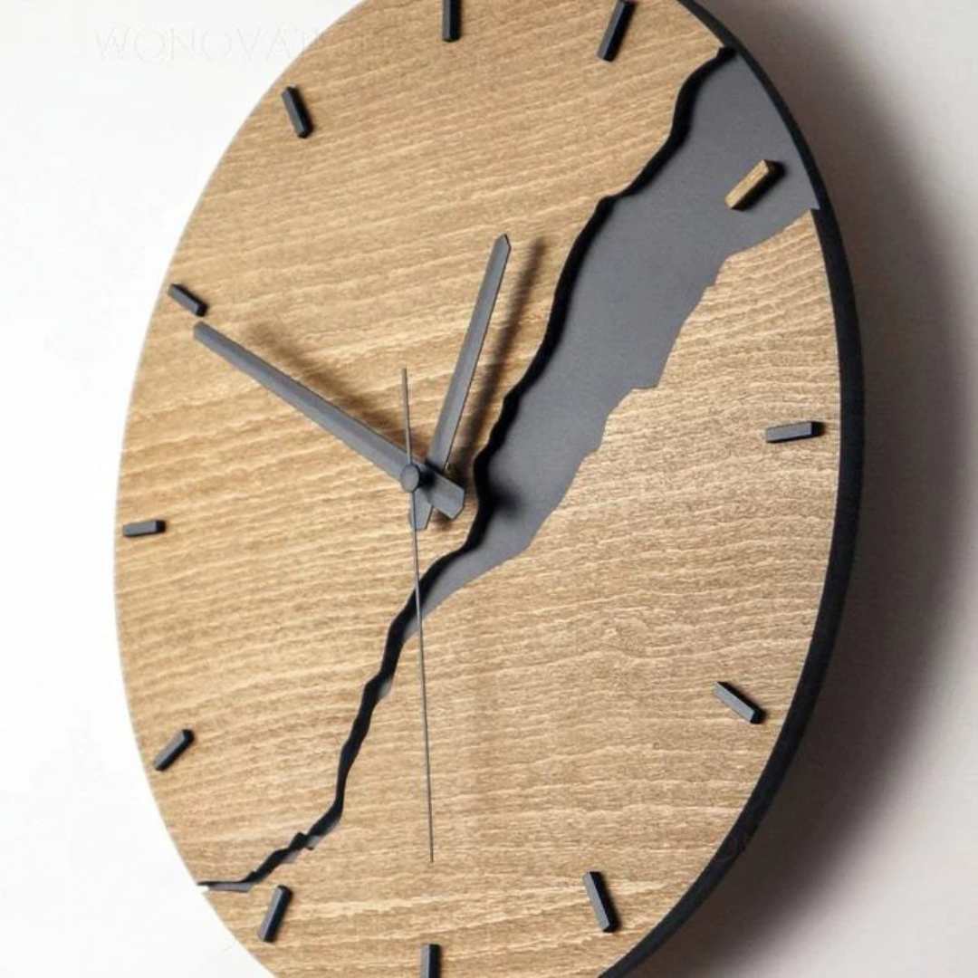 The Niomi – Elegant Wooden Wall Clock - The NiomiSKU_1753009416620_461