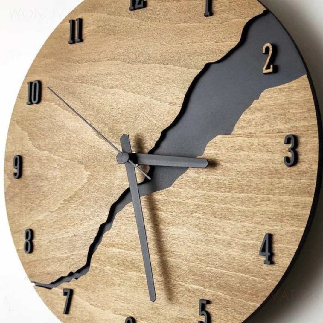 The Niomi – Elegant Wooden Wall Clock - The NiomiSKU_1753009416620_461