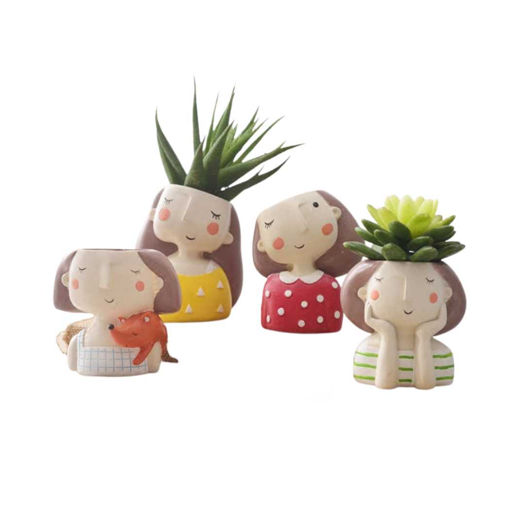 The Niomi – Mini Resin Planter - The NiomiSKU_1753009369750_339
