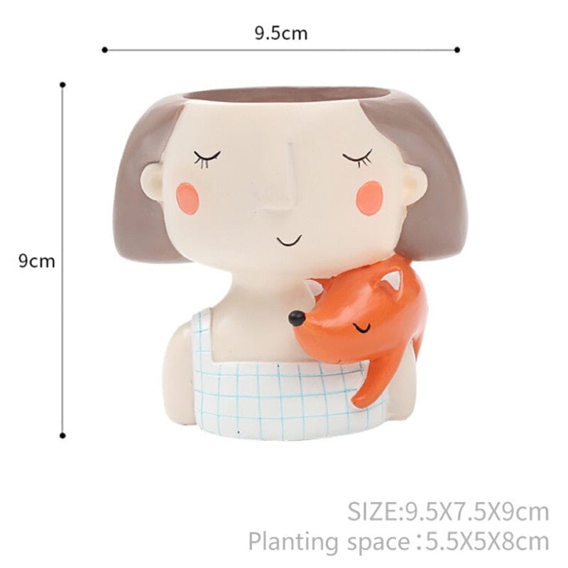 The Niomi – Mini Resin Planter - The NiomiSKU_1753009369750_339
