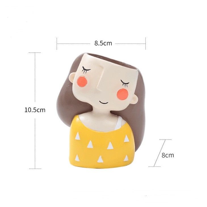 The Niomi – Mini Resin Planter - The NiomiSKU_1753009369750_339