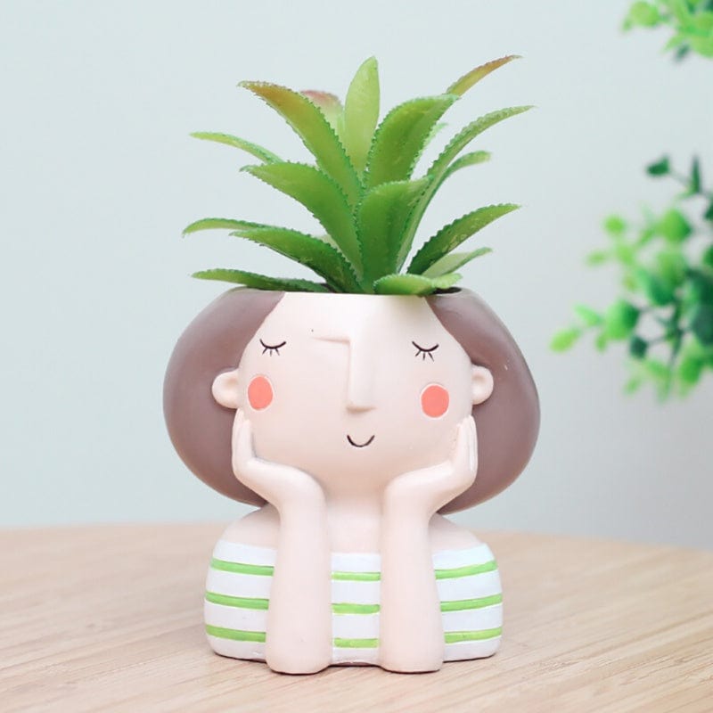 The Niomi – Mini Resin Planter - The NiomiSKU_1753009369750_442