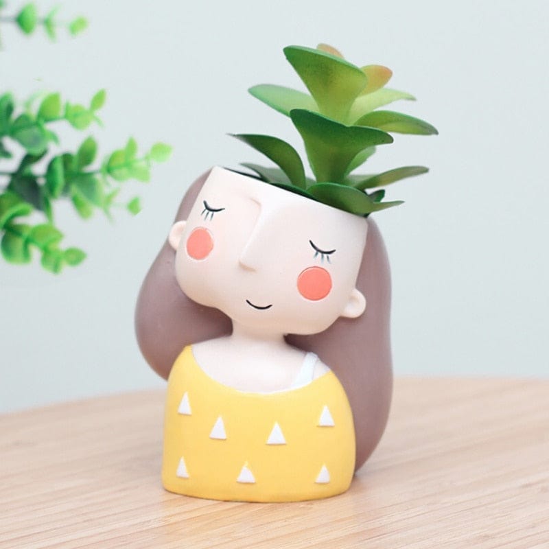 The Niomi – Mini Resin Planter - The NiomiSKU_1753009369750_875