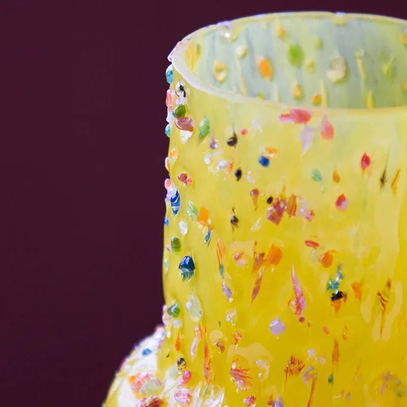 The Niomi – Textured Glass Vase - The NiomiSKU_1753009387869_974