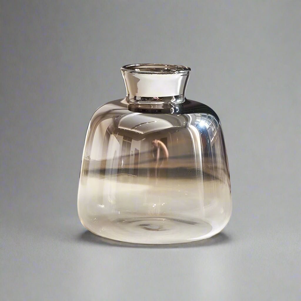 The Niomi – Two - Tone Glass Vase - The NiomiSKU_1753009372228_411